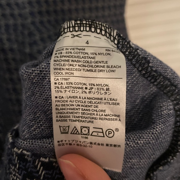 Banana Republic Houndstooth Dress Size 4 - Picture 6 of 6